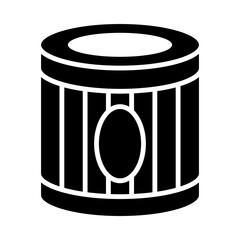 Oil Filter glyph icon