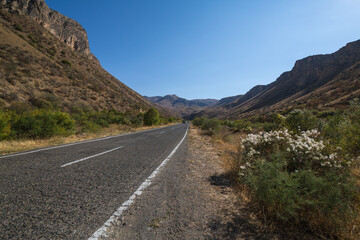 View of the mountains in Armenia