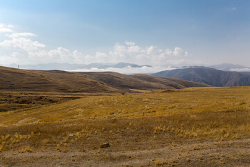 View of the mountains in Armenia