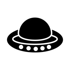 Ufo glyph icon