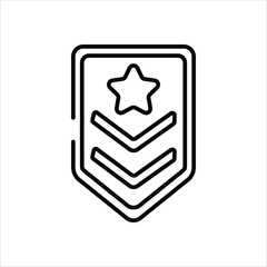 Badge vector icon