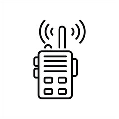 Walkie Talkie vector icon