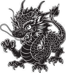 Unleash the mythical power with this captivating ink art. Embody strength, wisdom, and ferocity as the intricately designed dragon face adorns your skin, captivating all who behold it.