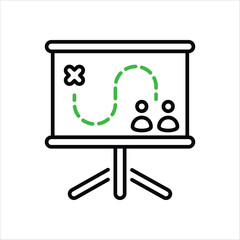 Military Strategy vector icon