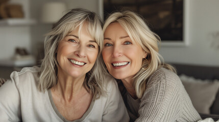 grandmother and granddaughter