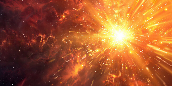 Stellar Contributor: Abstract depiction of a starburst radiating energy and impact, symbolizing outstanding contributions