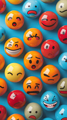 Emotional Spectrum Emoji Collage