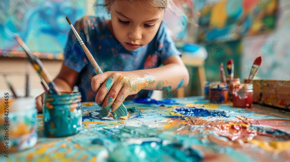 Aufkleber art classes in school encourage self-expression and the exploration of different perspectives.