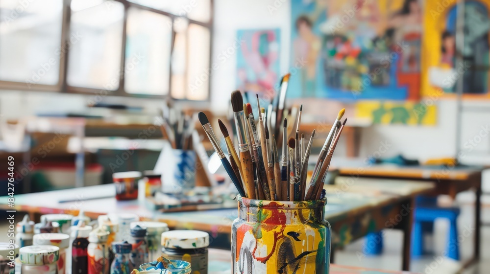 Aufkleber art classes in school encourage self-expression and the exploration of different perspectives.