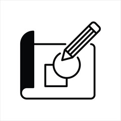 Draft vector icon