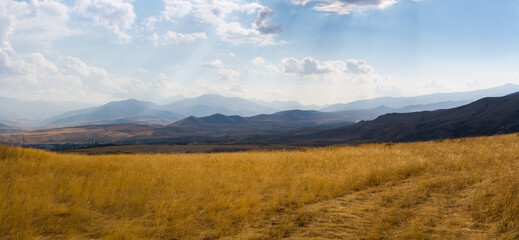 View of the mountain in Armenia