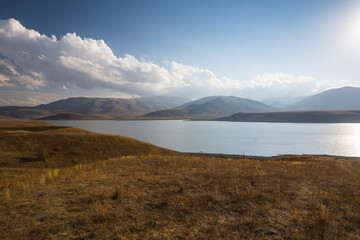 View of the mountains in Armenia