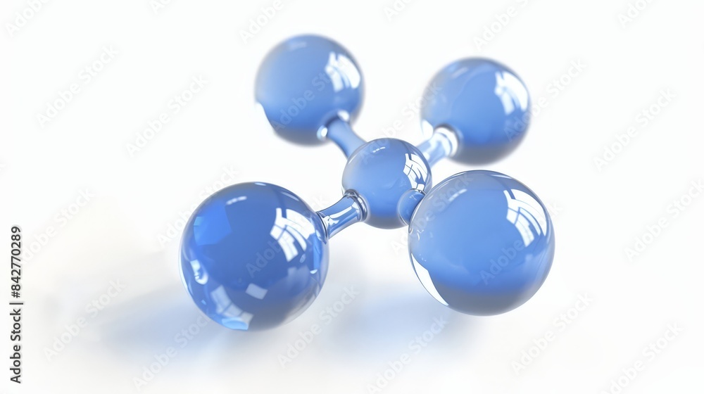 Poster create an image of an oxygen molecule (o2) with two oxygen atoms double-bonded, essential for respir