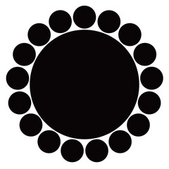 家紋です。十八曜といいます。