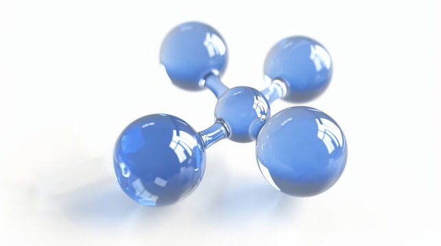 Create an image of an oxygen molecule (O2) with two oxygen atoms double-bonded, essential for respiration.