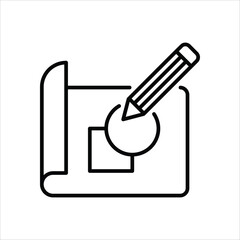 Draft vector icon