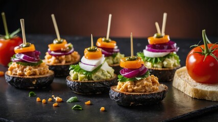 Gourmet Vegan Canapes