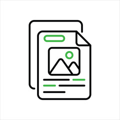Document vector icon