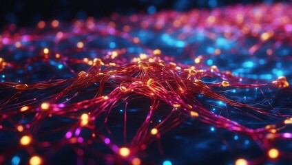 Quantum encryption technology visualized as a complex lattice of photons, securing digital communications with unbreakable codes