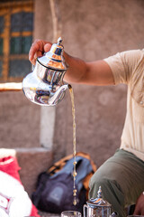 Pouring Mint Tea in Morocco