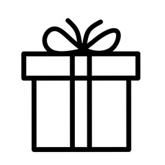 gift icon vector with trendy design