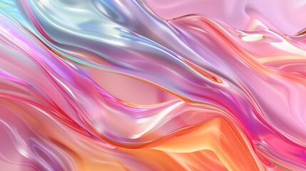 Obraz premium Abstract fluid art painting background in alcohol ink technique, mixture of pink, purple and yellow paints. Transparent over layers of ink create lines and gradients.