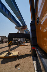 Naklejka premium Bridge Steel working