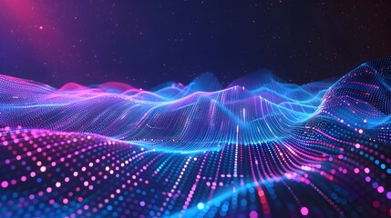 Futuristic Background Illustrating Innovative Design Harmony