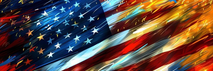 American flag for Memorial Day, 4th of July, Labor Day