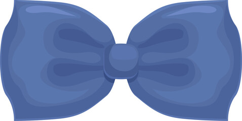 Classic blue bow tie, representing style and elegance for special occasions