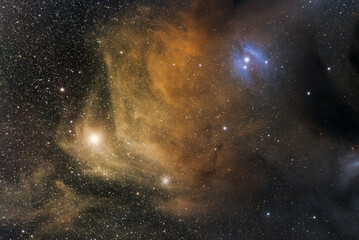 Antares and Rho Ophiuchi cloud complex 