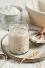homemade sourdough bread starter