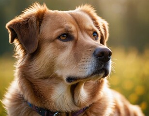 Obraz premium golden retriever dog