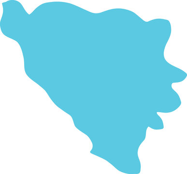 recommend clip art: drawing of bosnia map.