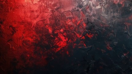 Grainy red and black poster background with a dynamic color gradient and dark, textured design for a banner, header, or cover backdrop
