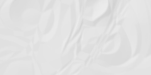 Obraz premium White fabric background. white crumpled paper background texture pattern overlay. wrinkled high resolution arts craft and Seamless white crumpled paper. 