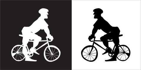 Obraz premium IIlustration Vector graphics of Cycling icon