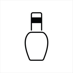 Nail Polish Bottle vector icon