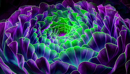 Obraz premium Luminous Flower Texture