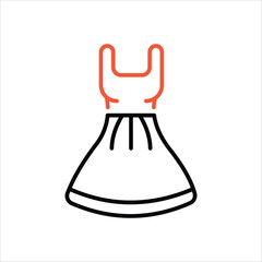 Dress vector icon