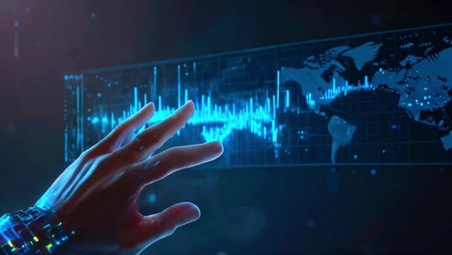 Humanoid Hand Reach Out For the World