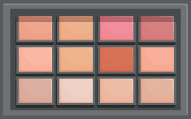 Professional makeup palette offering a variety of colors for applying makeup to enhance a person's natural features