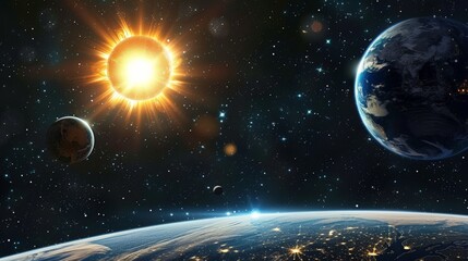  UHD 4K clarity reveals the intricate beauty of our solar system.