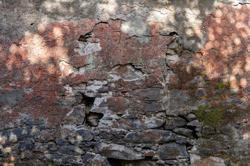 alte  beschädigte Wand