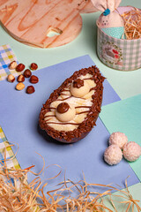 chocolate cake with nuts