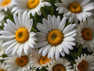 Fototapeta premium Close-Up of Daisy Bouquet 