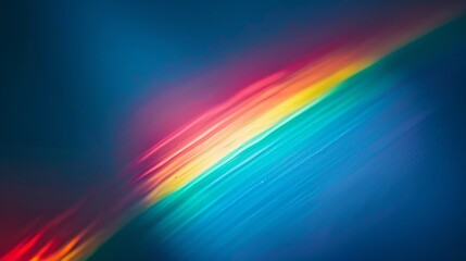 Obraz premium Colorful Abstract Light Streaks Generative AI