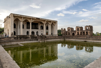 Asar Mahal is an impressive building located in Bijapur. India.
