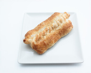 Apple pies on a white background.