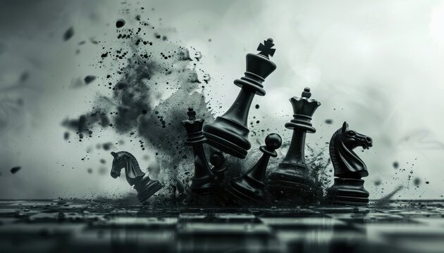 Strategic chessboard Marketing moves orchestrated like grandmaster plays